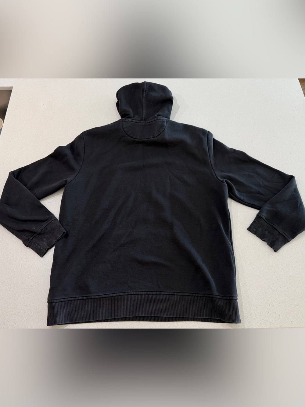 Calvin Klein Jeans Black Hoodie with Grey CK Logo. - Picture 8 of 8